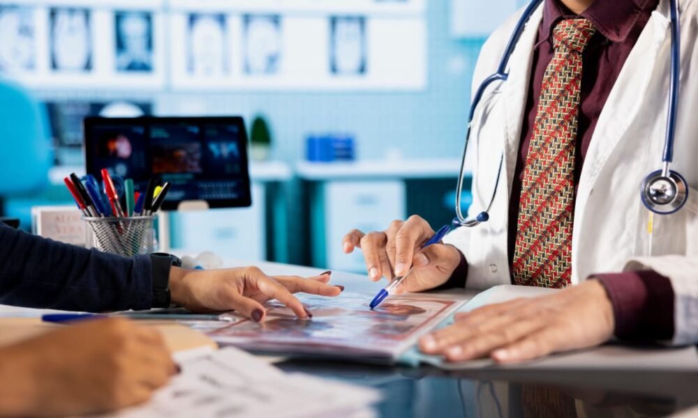Healthcare teams and public health measures during summer heatwave conditions in India.