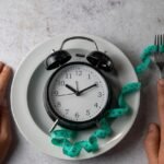 intermittent fasting clock food plate diet concept india