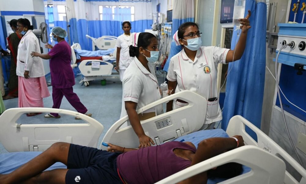 People using air conditioning during extreme summer heat in India