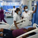 People using air conditioning during extreme summer heat in India