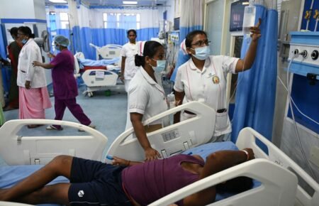 People using air conditioning during extreme summer heat in India