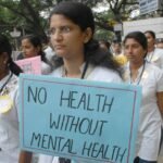 Mental health counselling and awareness support session in India.