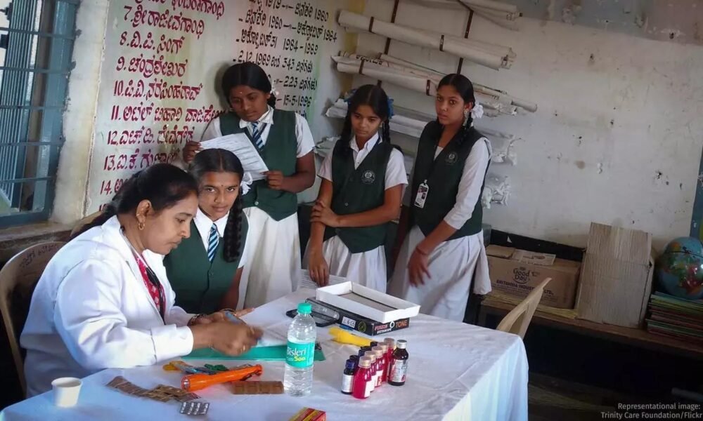 School health monitoring and chickenpox awareness activity in Tamil Nadu