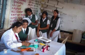School health monitoring and chickenpox awareness activity in Tamil Nadu