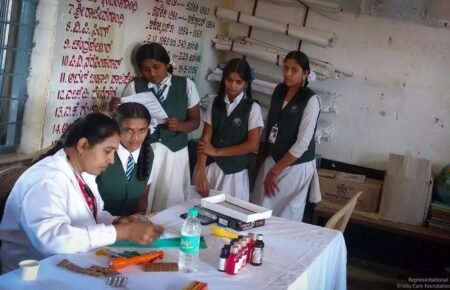 School health monitoring and chickenpox awareness activity in Tamil Nadu