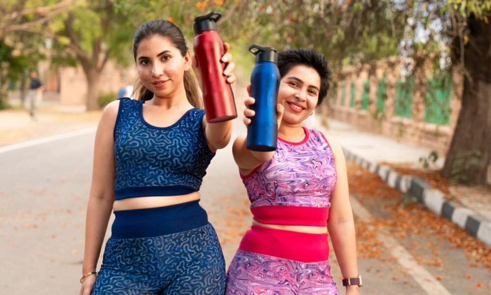 People exercising during early morning hours to avoid summer heat in India