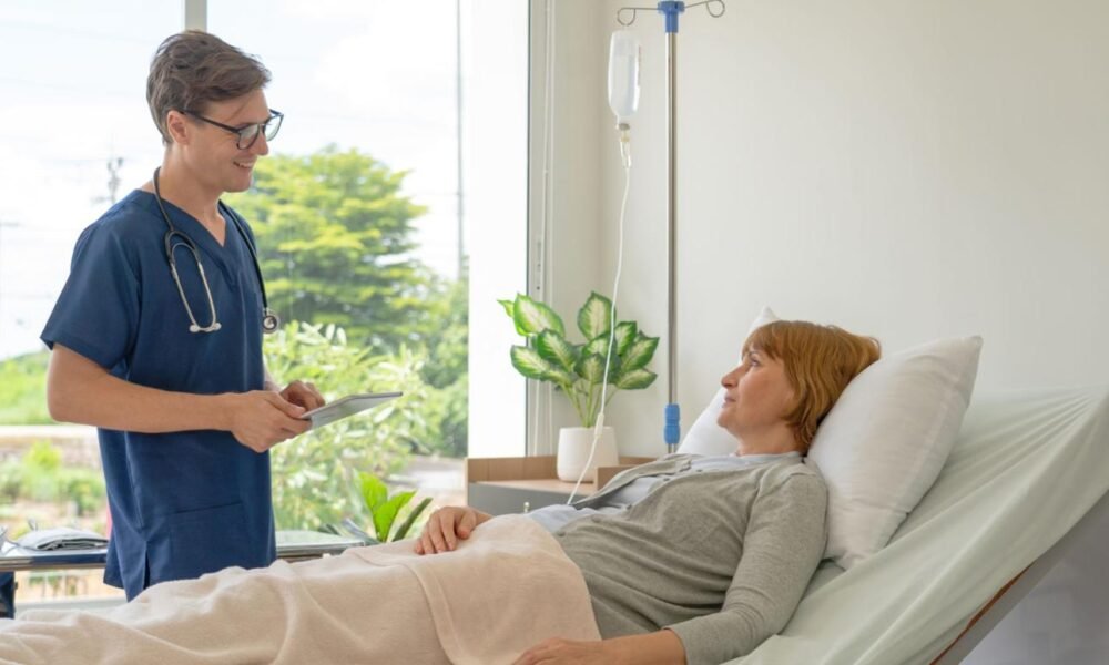 Healthcare professionals responding to heat-related health concerns.