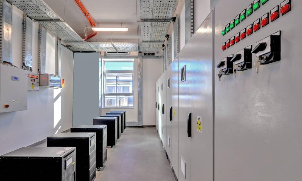Modern hospital infrastructure supported by reliable power systems.