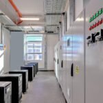 Modern hospital infrastructure supported by reliable power systems.