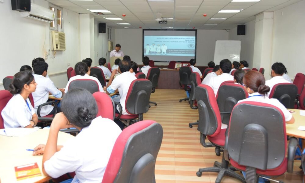 Healthcare professionals participating in a digital public health training programme.