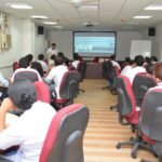 Healthcare professionals participating in a digital public health training programme.