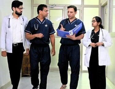 AIIMS Patna hospital campus undergoing expansion to improve healthcare services.