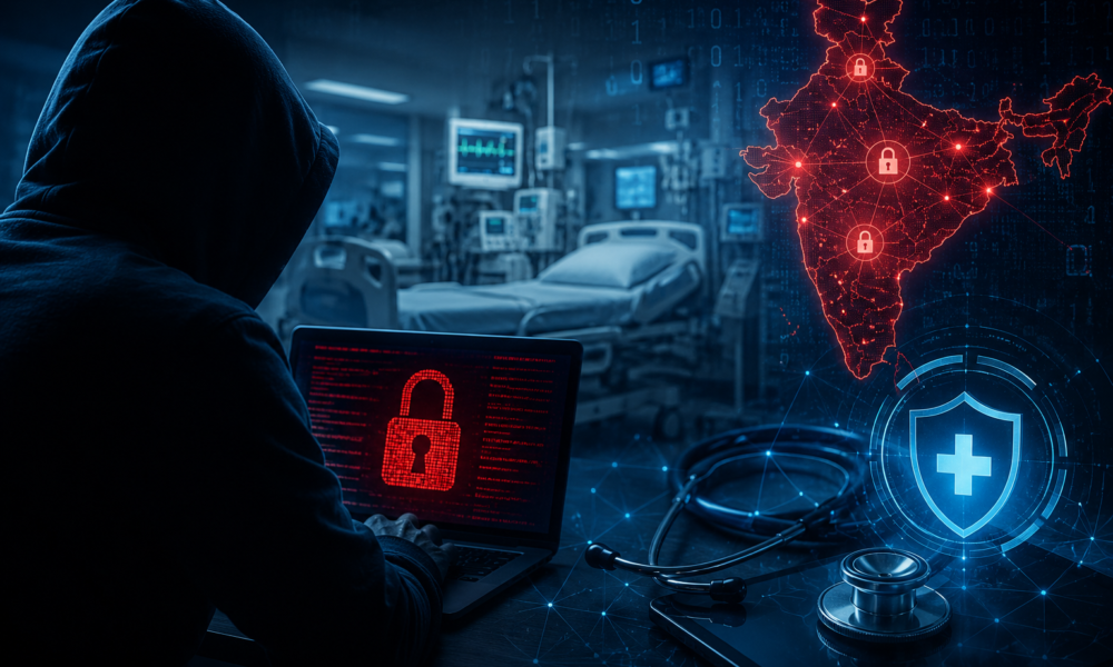 Cybersecurity monitoring of digital healthcare systems in an Indian hospital