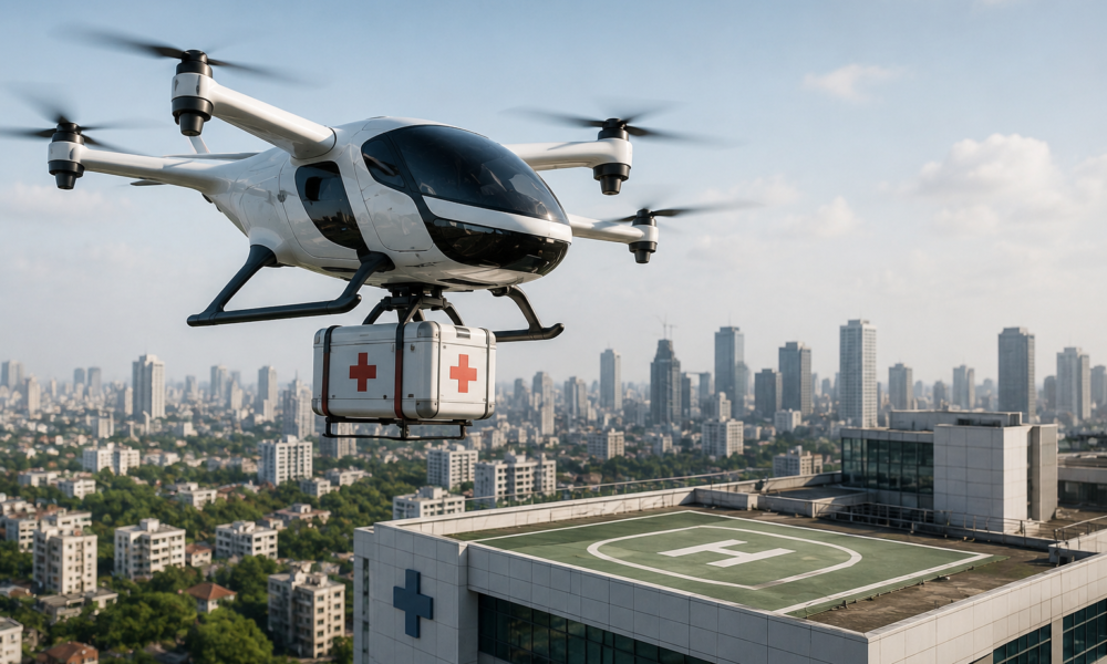 SkyDrive, Air India and Suzuki explore eVTOL aircraft for emergency medical logistics in India