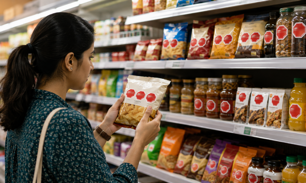FSSAI Proposes Red Warning Labels for Packaged Foods