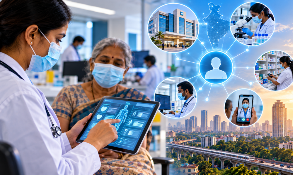 India’s Digital Health Network Crosses 105 Crore Records