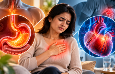 Acid reflux and heart problems can cause similar chest discomfort. Learn why symptoms can be confusing and when medical care is important.