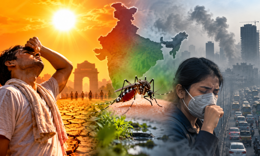 Climate Change Is Increasing India's Health Risks: Heat, Dengue and Air Pollution Explained