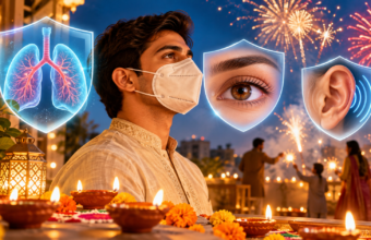 Diwali Health Guide: Air Pollution, Eye and Ear Safety