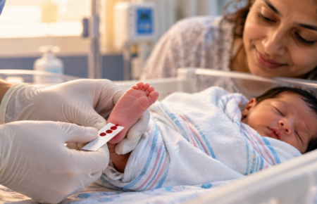Gentle Newborn Heel-Prick Screening