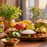 Healthy foods and hydration options during Indira Ekadashi fasting