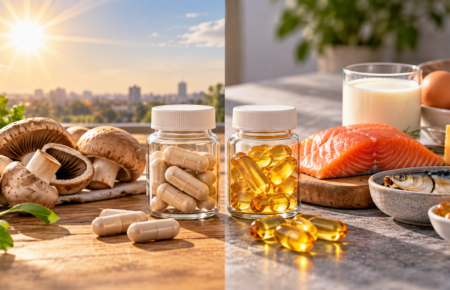 Vitamin D2 vs D3: What Research Says About Benefits, Sources and Supplements